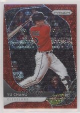 2020 Panini Prizm Tier II Quick Pitch Red Donut Circle 10/99 Yu Chang #171 0w3