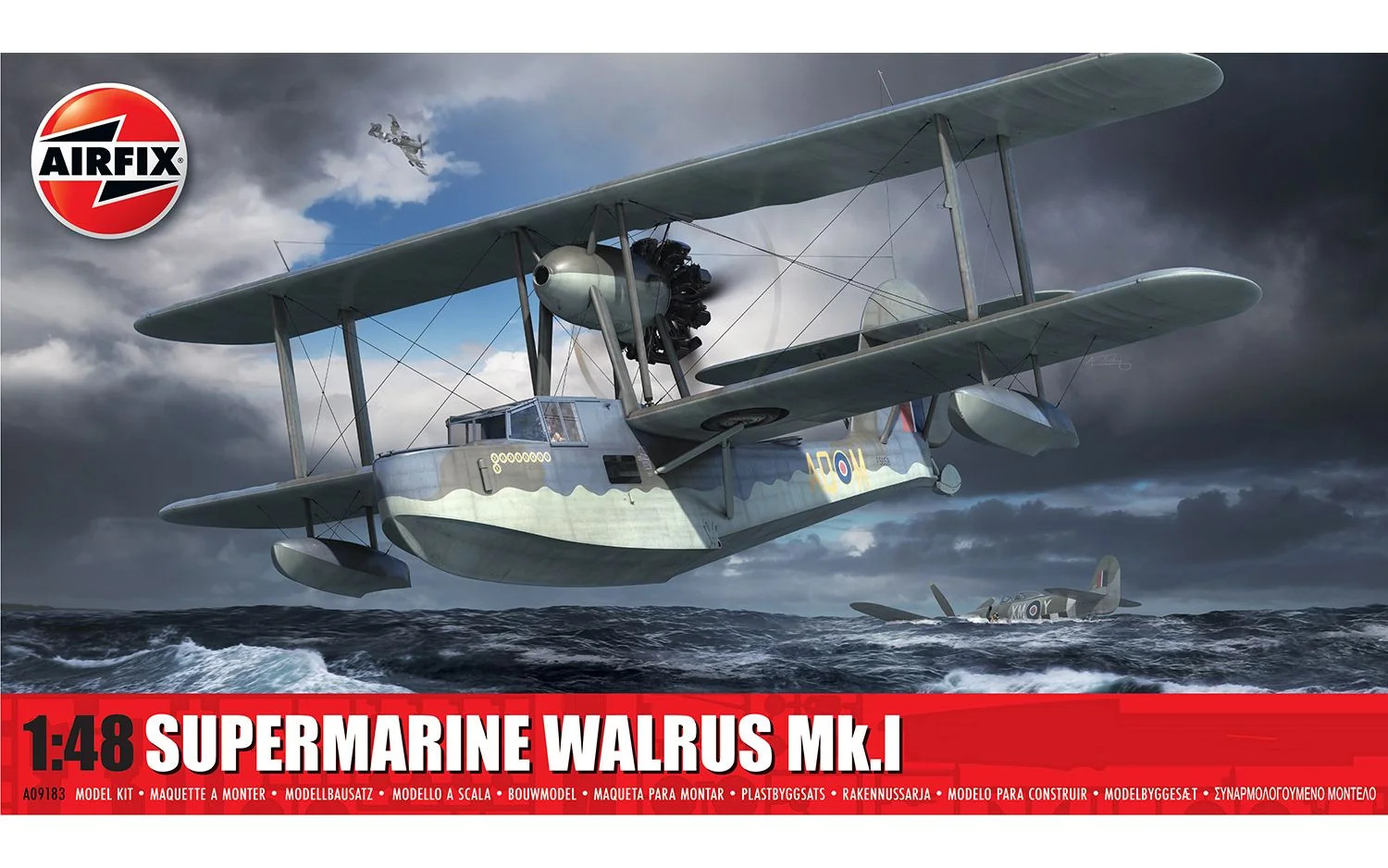 1/48 SUPERMARINE WALRUS MK.I (PLASTIC KIT) A09183 - Image 13