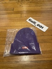 Supreme Overdyed Beanie SS19 Purple C