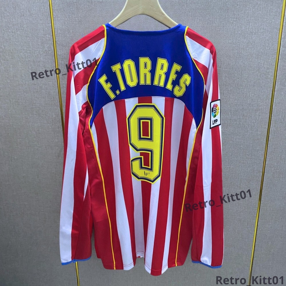 Fernando Torres 9 Atletico Madrid 2004/05 SpiderMan Retro Long