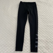 Victoria's Secretl PINK-Cozy Leggings Black Small-in Good Condition