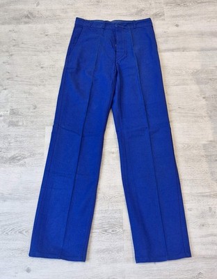 A3 Hose Arbeitskleidung Arbeiter Blau Herren Gr. 40 Neu Vintage Retro