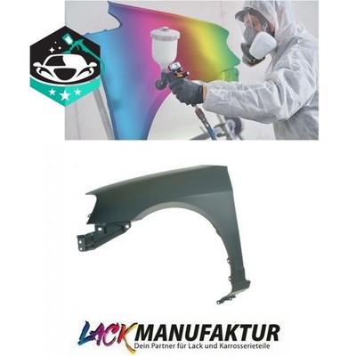 Lackiert Kotflügel vorne links mit Blinkerl. für Honda Civic VII 4-Türer 01-03