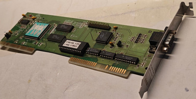 VLB VGA Card SPEA / Video Seven V7-VEGA PLUS VL 1 MB for 486 DOS Retrogaming