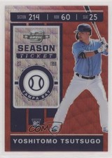 2020 Chronicles Contenders Optic Ruby Wave Prizm Yoshi Tsutsugo Yoshitomo 3wu