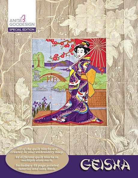 Geisha Special Edition Anita Goodesigns Embroidery Machine Designs CD