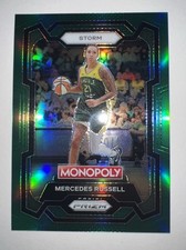 Mercedes Russell [Green] #46 2024 Panini Prizm Monopoly WNBA (24/24) OMEGA