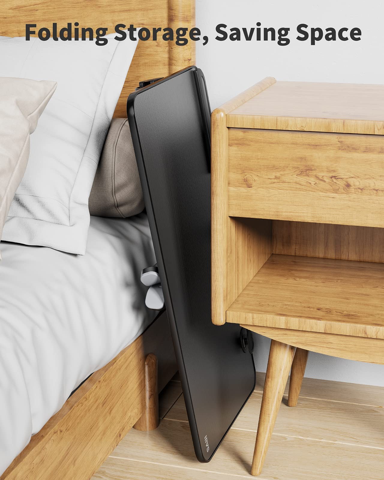 SAIJI Height & Angle Adjustable Lap Desk Laptop Stand for Bed | eBay