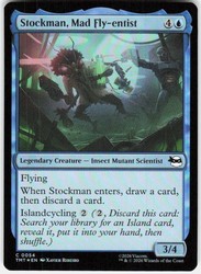 Stockman, Mad Fly-entist 0054 Teenage Mutant Ninja Turtles MTG Foil