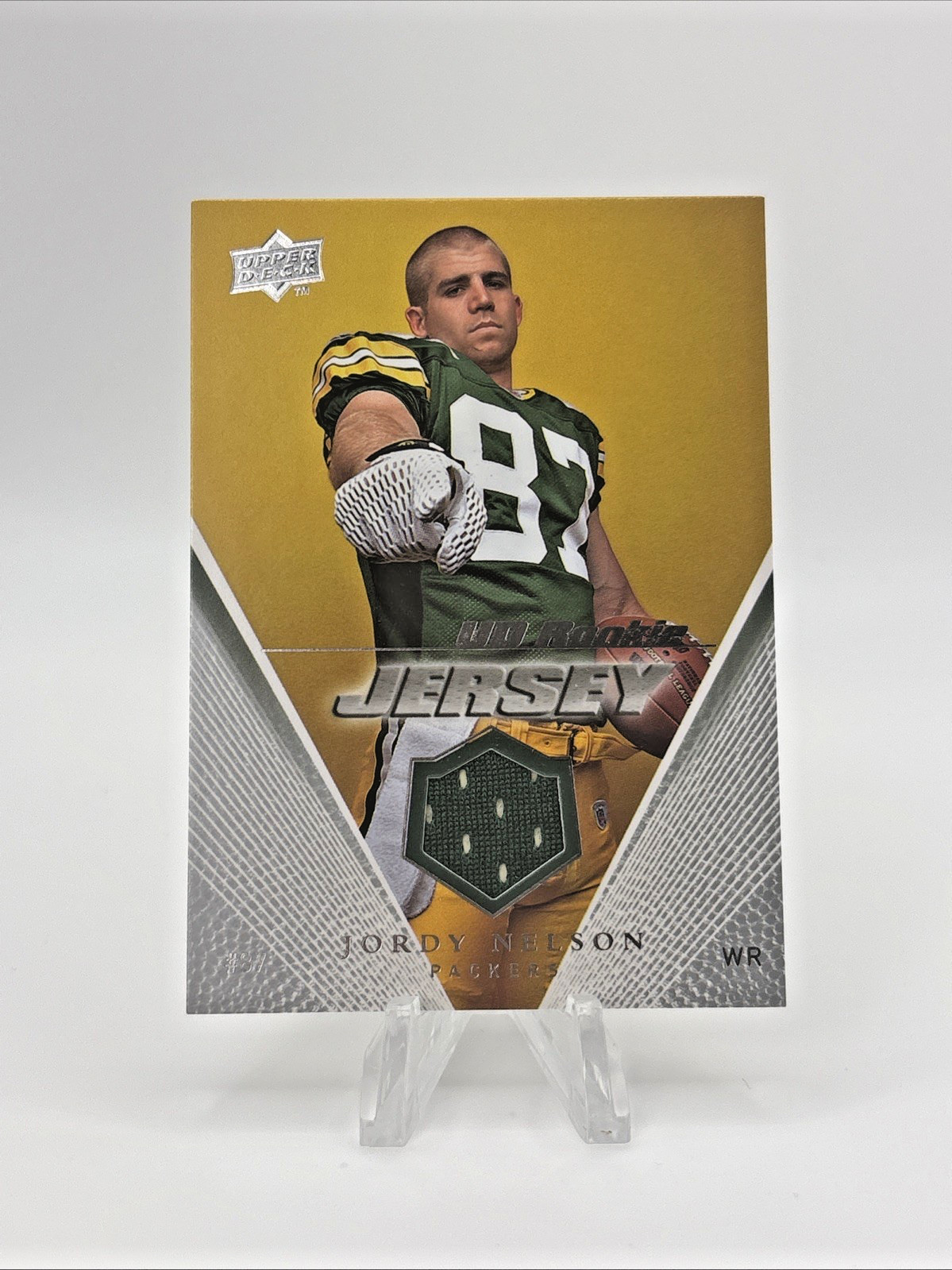 Jordy Nelson Upper Deck Rookie Jersey #JN Base