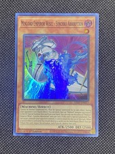 YuGiOH Meklord Emperor Wisel-Synchro Absorption LED7-EN017 Super Rare 1st UNPLAY
