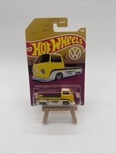 Hot Wheels Volkswagen T2 pickup truck VW SERVICE yellow/white 1/8 GRT01