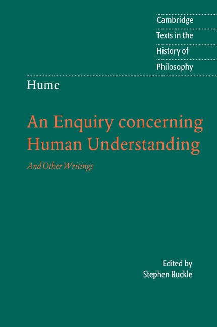 David Hume Unisex Multicolor An Enquiry Concerning Human Understanding: & Other Writings - Image 2
