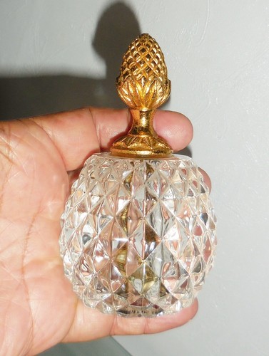 VINTAGE ART DECO FRENCH CRYSTAL PAPERWEIGHT FIGURINE BEAUTIFUL DESIGN NR - Picture 5 of 6