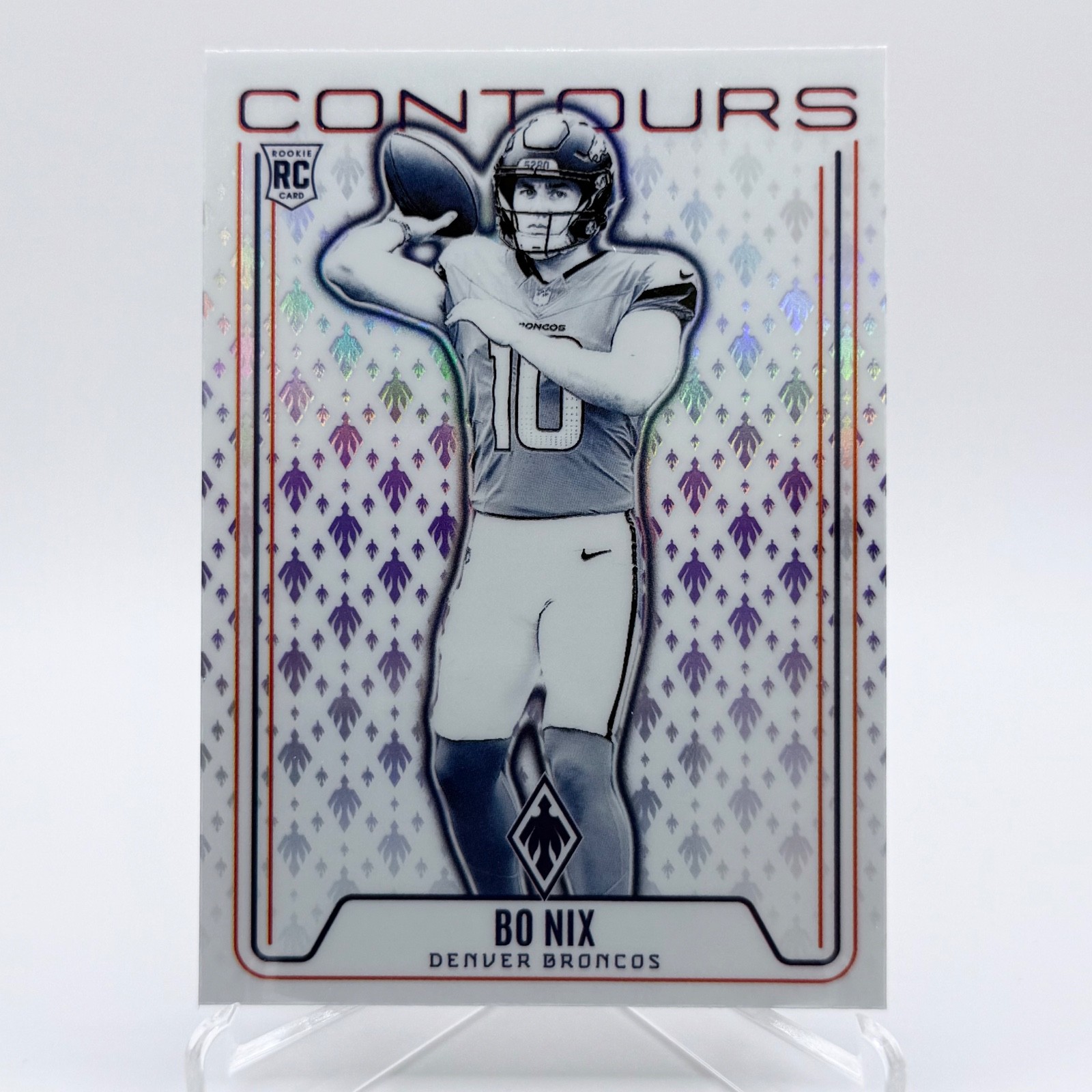 2024 Phoenix Bo Nix Contours Purple RC Broncos #CON-BNX