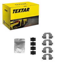 TEXTAR MONTAGE-SATZ BREMSBELÄGE ZUBEHÖR HINTEN passend für INFINITI Q30 QX30 MER