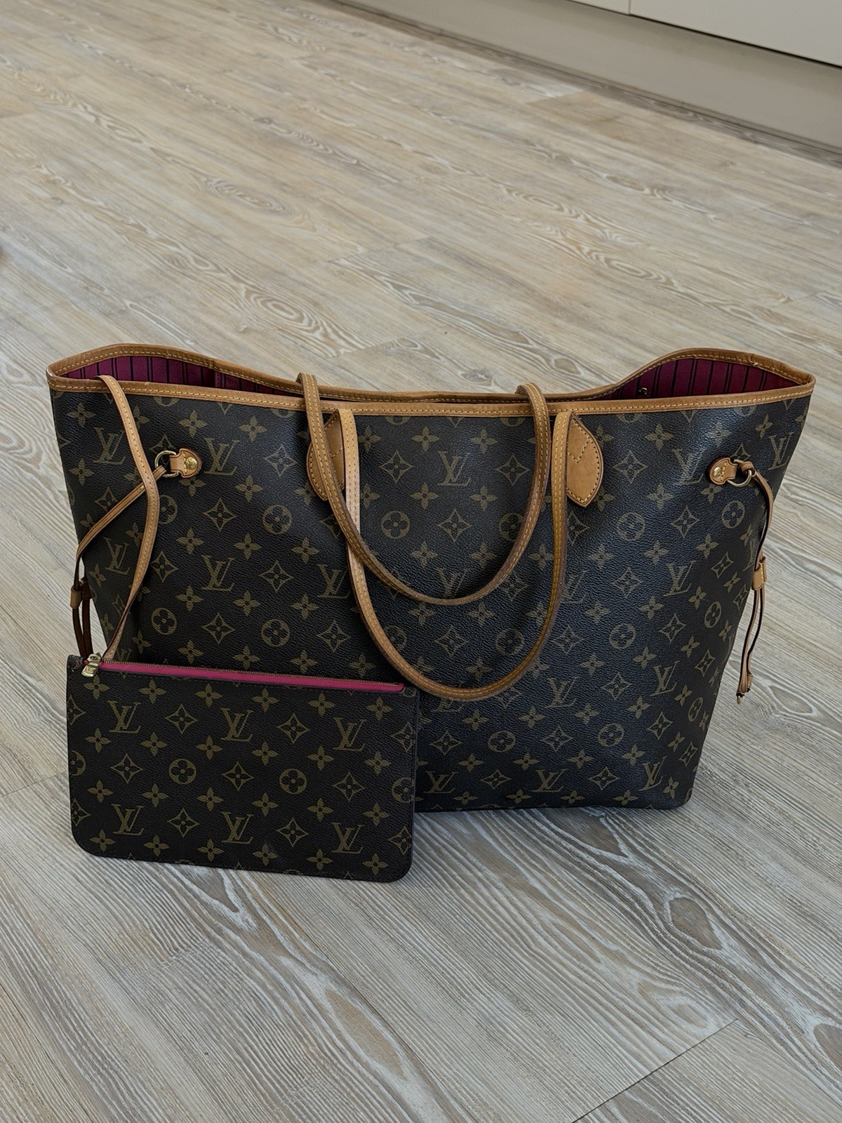 Louis Vuitton Neverfull GM Monogram Pivoine Tote Bag