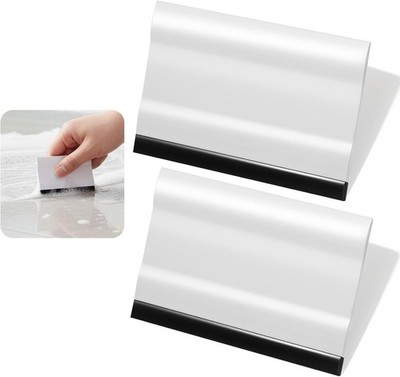 Small Rubber Squeegee 2 Pcs All-Purpose Mini Soft Rubber Window Squeegee Small