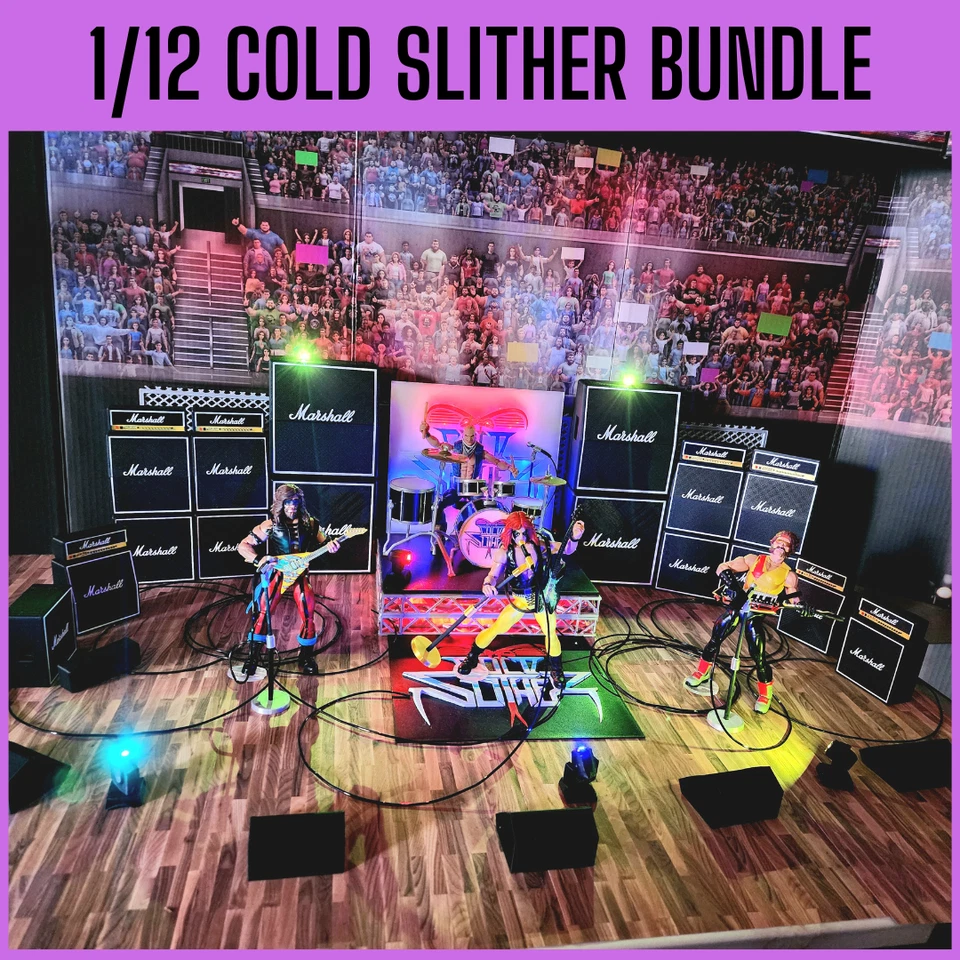 Paquete COLD SLITHER STAGE - Escala 1/12 - Clasificado GI Joe, Altavoces Marshall Foto 4 de 4