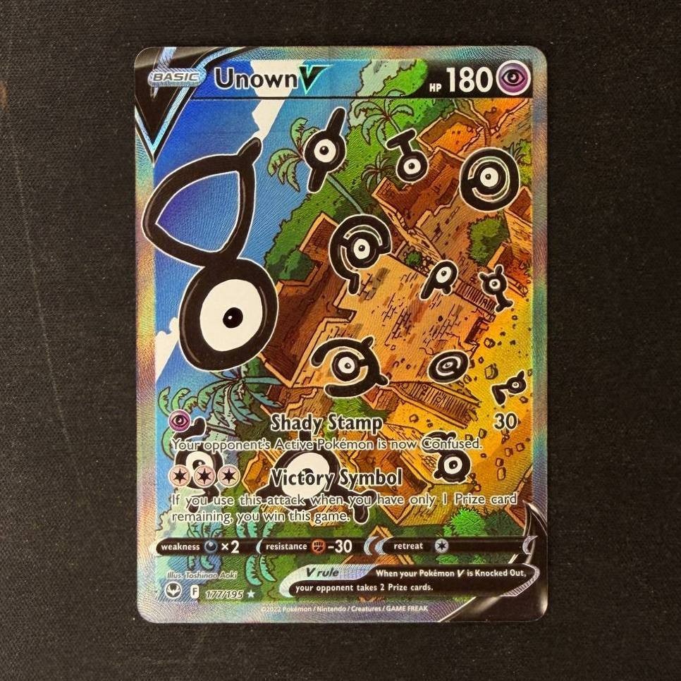 Unown V - 177/195 - Silver Tempest - Pokemon Card TCG - Near Mint