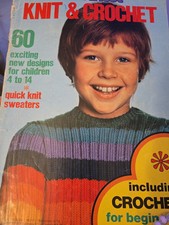 Mon Tricot Knitting Pattern Book Vintage Used 50 Patterns For Child Clothes 