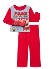 Disney Cars Lightning McQueen Toddler Pajama Set 2T Boys 2-Piece New