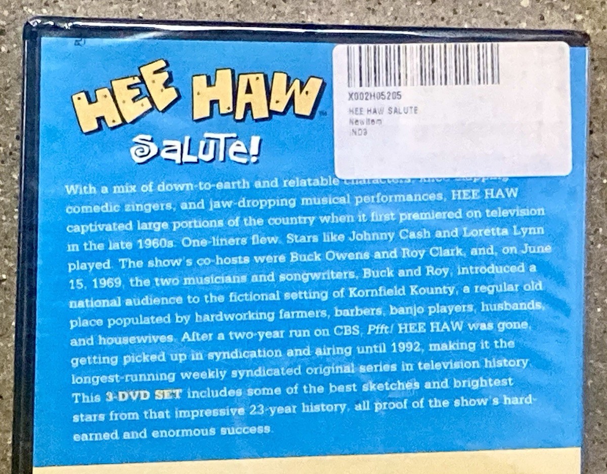 (未使用･未開封品)Hee Haw Salute [DVD] [Import] Amazon.com: The Hee Haw Collection - A Salute to Hee Haw : Hee Haw