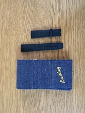 Brietling 22mm rubber strap with storage pouch