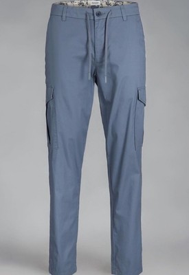neue Jack&Jones Cargohose mit Reißverschluss, tapered fit, Sommerhose, Gr. 34/34