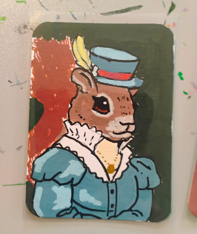 ACEO Original By Wren Thorne- "Miss Hazel"
