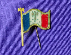 Fanion Ancien France – VICHY BOURDONNAIS Avec Blason, Vintage