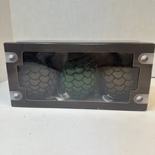 Game Of Thrones (HBO) Plush Dragon Egg Box Set SDCC '14 Exclusive New In Box T3
