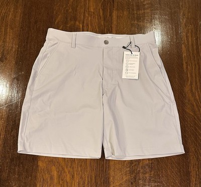 Collars and Co Velocity Pull-On Performance Shorts Light Grey Men s M (32 ) $90