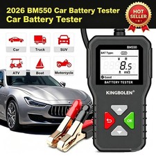 BM550 Car Battery Tester 6V 12V 24V 100-2000 CCA 2Ah-220Ah Detect AnalyzerTool