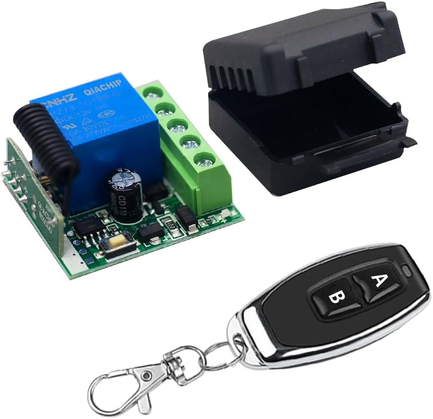 433Mhz Universal Wireless Remote Control Switch DC 12V 1CH Relay Receiver Module