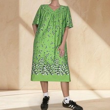 Anthony Richards Lounger Muu Muu House Dress Vintage 70s Sheath Pockets Size XL
