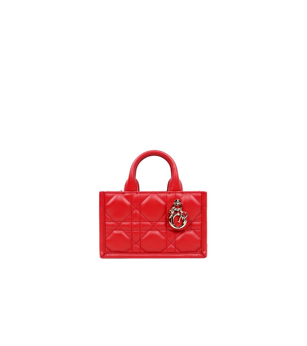 Dior Red Mini Book Tote Bag 64261 159174723 [U]