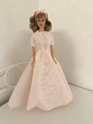 New ListingVintage Barbie American Girl Side Part by Fabienne Lolaxs Reroot in a Pink Dress