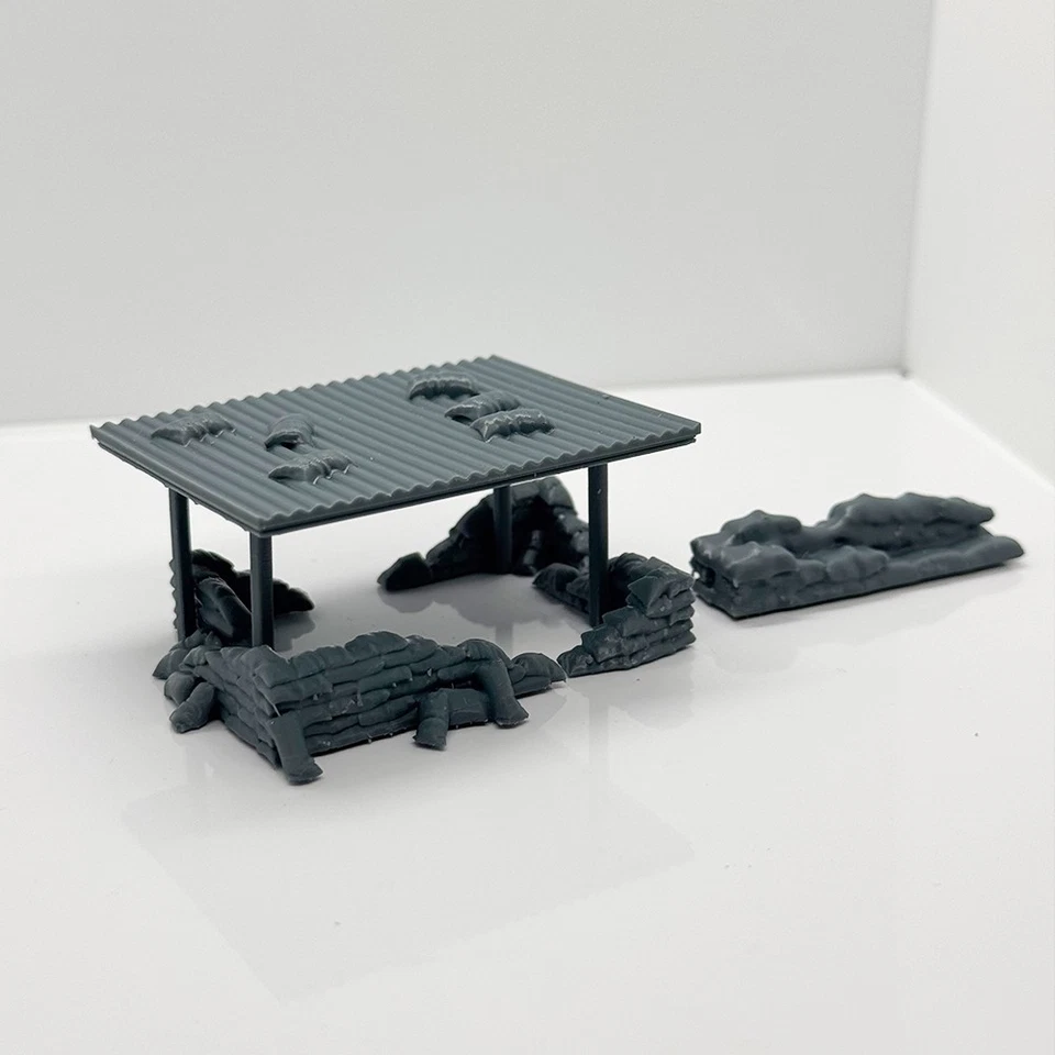 SSMODEL 1:87 Vietnam War Era Machine Gun Bunker 1set - Image 2 of 4
