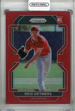 2022 Panini Prizm Los Angeles Reid Detmers Base Red Rc Parallel Edition