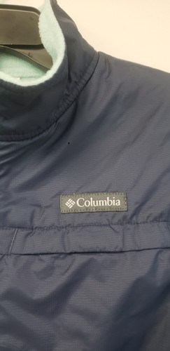 Girls Columbia Benton Spring Fleece Blue Zip Up Jacket Youth Size Large 14/16 - Picture 2 of 12