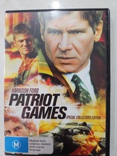 PATRIOT GAMES DVD Harrison Ford, Anne Archer, Sean Bean, James Earl Jones.