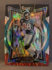 2024 Panini Select #57 Fred Taylor Black & Red Prizm Shock