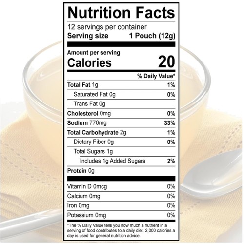 Savory Chicken Broth Packets - Gluten-Free & Keto-Friendly