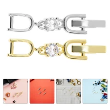  6 Pcs Necklace Extender Extension Jewelry Clasps Bracelet Length