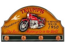 Portabiti Legno 4 Posti Decoro Moto Crazystock Selection