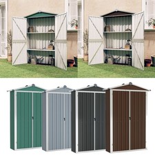 Gerateschuppen Metall Geratehaus Gartenhaus Pultdach Satteldach Schiebetür