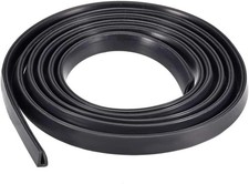 Edge Trim U Seal Extrusion, Silicone Black U Channel Edge Protector Sheet Fits 0