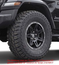 Kompletträder 17" Reifen 315 BF Goodrich AllTerrain passend für Jeep Wrangler JK