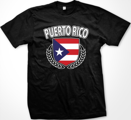 puerto rico rican flag crest olive branch regal new mens t